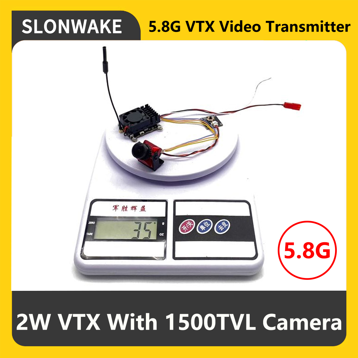 Fpv Drone Vtx - SLONWAKE 5.8G 2000mW Trasmettitore FPV VTX