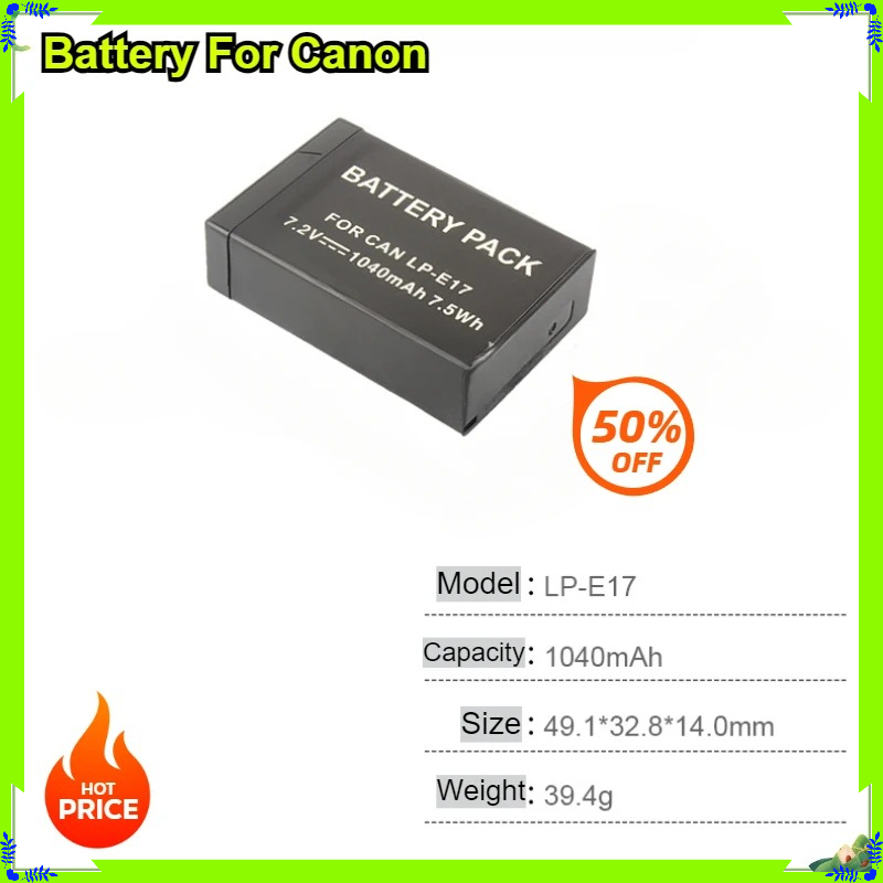 Nuova Batteria LP-E17 da 1040m - Canon Camera Eos R50 recensione e prezzo